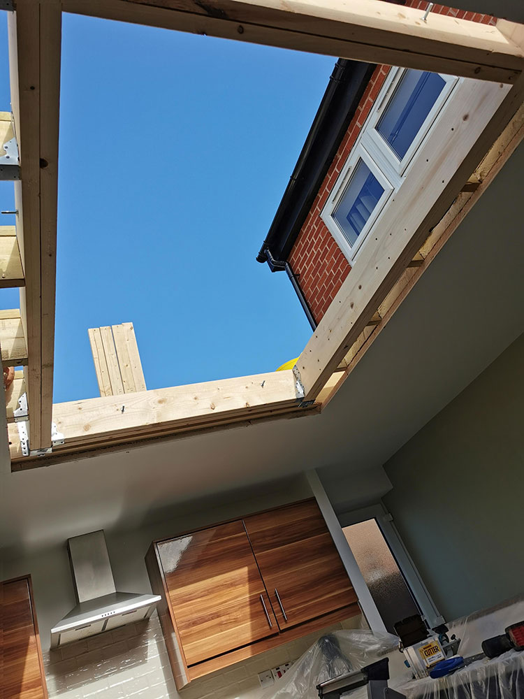 Kitchen Sky Lantern Installation