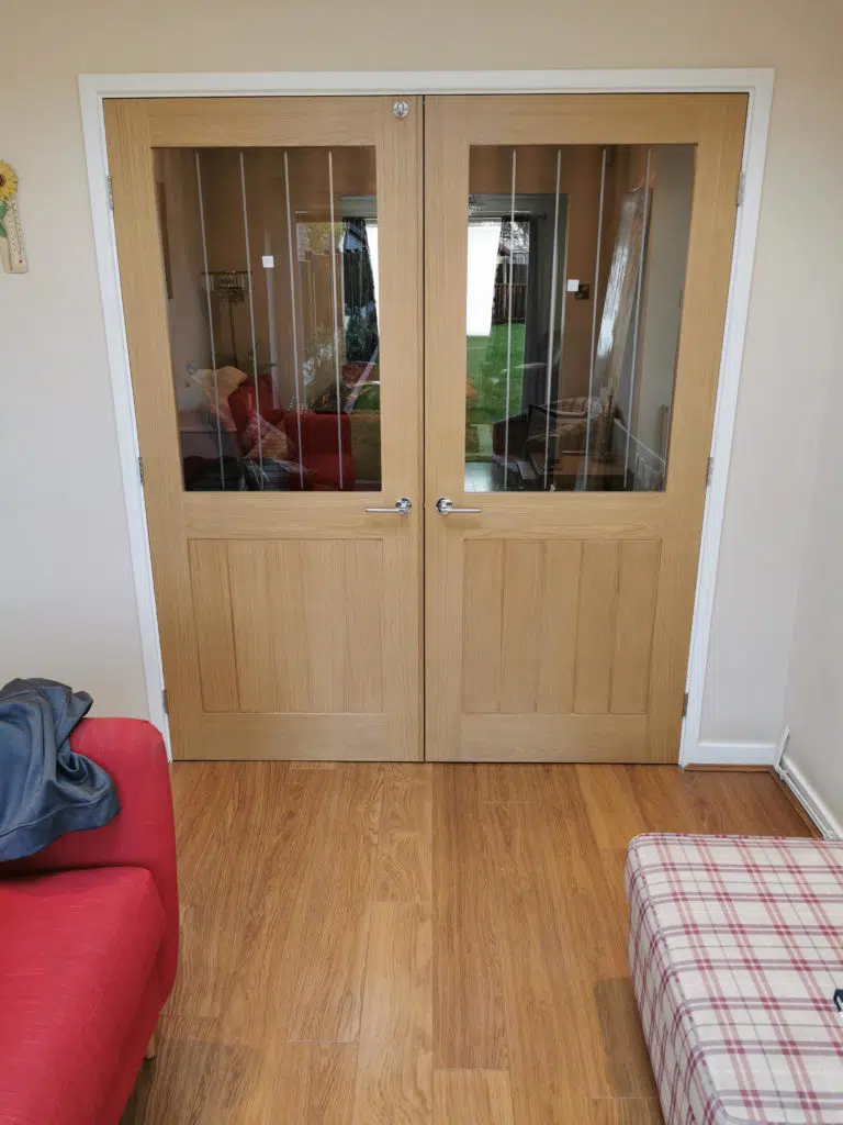 Fitted Internal Double Doors
